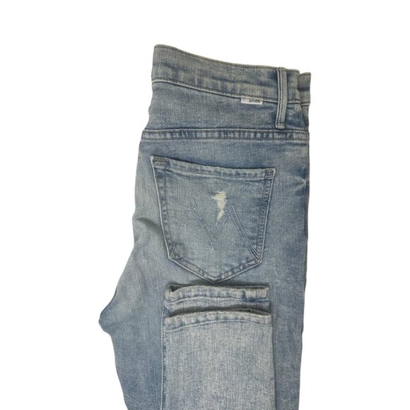 Mother The Super Swooner High Rise Jeans 28 Out With The Old In With The New - Picture 8 of 16